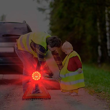 Safety LED Road Flares Emergency Light Beacon Kit