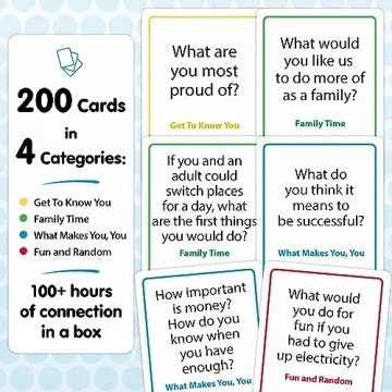 200 Family Conversation Cards for Connecting with Loved Ones