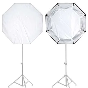 Neewer 24 inches/60 centimeters Octagon Softbox with Bowens Mount Speedring and Bag for Speedlite Studio Flash Monolight,Portrait and Product Photography