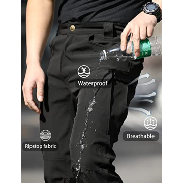 YAXHWIV Flex Ripstop Tactical Pants for Outdoor Enthusiasts
