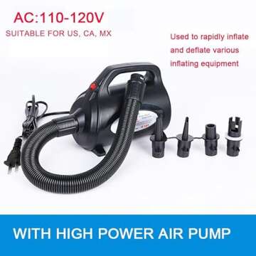 Air Mat Tumble Exercise Inflatable Gymnastics Training Tumbling Mat 10ft 13ft 16ft 20ft 23ft 26ft Training Mat Thick 4/8 Inches with Electric Air Pump for Home Use/Gym/Training/Indoor,Blue Black