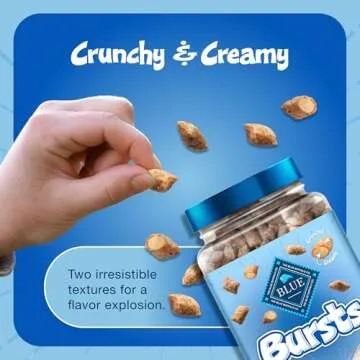 Blue Buffalo Bursts Crunchy & Creamy Cat Treats, Great for Training, Paw-Lickin' Chicken, 5-oz Bag