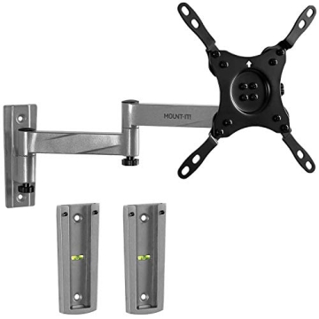 Mount-It! Locking RV TV Mount with Dual Wall Plates & Quick Release | Full Motion Rust-Resistant Alu...