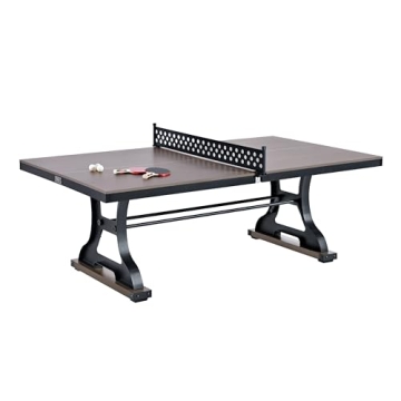 Barrington Billiards Coventry Indoor Table Tennis Table, 7-ft 2-in-1 Dining Table with Metal Net, Pa...
