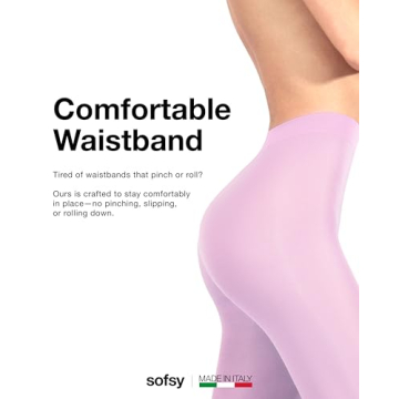 sofsy Blush Pink Tights for Women | Ultra Soft Durable Nylons