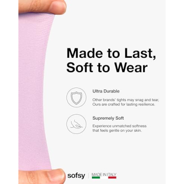 sofsy Blush Pink Tights for Women | Ultra Soft Durable Nylons