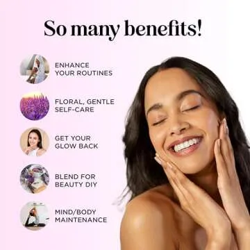 Pure Lavender Essential Oil - Premium Lavender Essential Oil for Hair Skin and Nails - Aromatherapy Lavender Oil for Diffusers Humidifiers and Linens Plus Natural Bath Oil for Home Spa Self Care