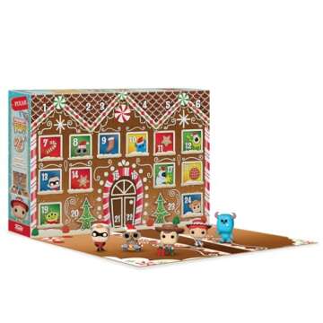 Funko Pixar Advent Calendar 2024 with 24 Unique Figures