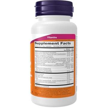 NOW Foods Supplements, Co-Enzyme B Complex with Alpha Lipoic Acid and CoQ10, Nutritional Health, 60 ...