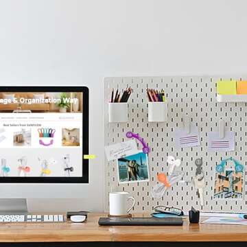 SUNFICON Magnetic Cable Organizers 10 Pack - Versatile Clips