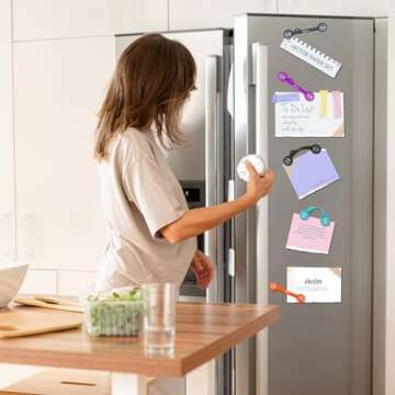 SUNFICON Magnetic Cable Organizers 10 Pack - Versatile Clips