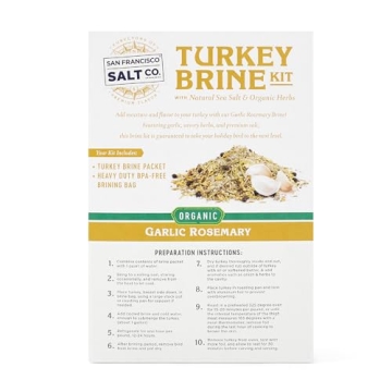 Organic Turkey Brine Kit with Garlic Rosemary 13 oz
