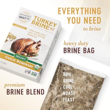 Organic Turkey Brine Kit with Garlic Rosemary 13 oz