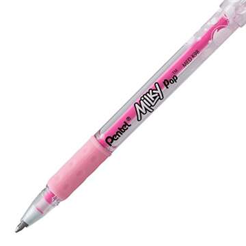 Pentel Milky Pop Pastel Gel Pen, (0.8mm), Medium Line, Assorted Colors, Pack of 8 (K98BP8M)