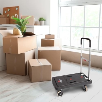 Magna Cart Foldable Dolly Cart - 300 Lbs Capacity Hand Truck