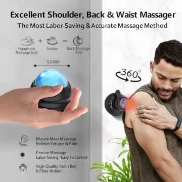 DONGSHEN 2 in 1 Massage Ball for Muscle Pain Relief