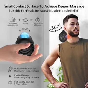 DONGSHEN 2 in 1 Massage Ball for Muscle Pain Relief