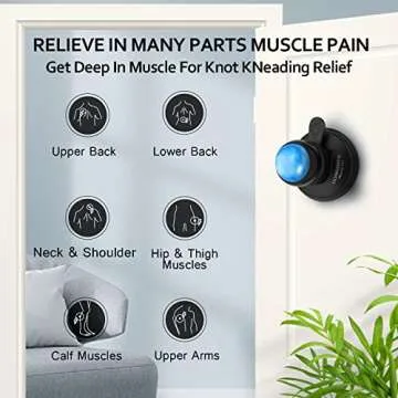 DONGSHEN 2 in 1 Massage Ball for Muscle Pain Relief