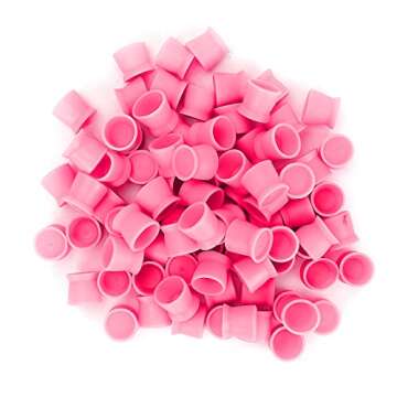 300pcs Eco-Friendly Silicone Ink Caps for Artists