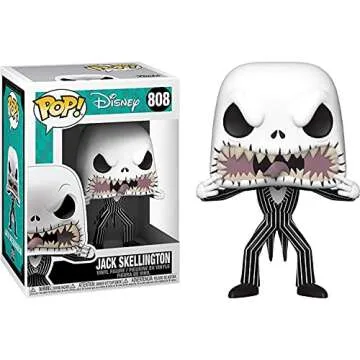 Funko Disney: The Nightmare Before Christmas - Jack Skellington (Scary Face) Pop! Vinyl Figure (Bund...