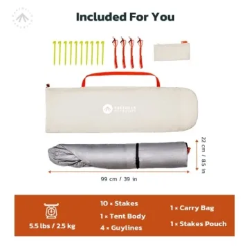 Shop Easthills Beach Tent Easy Setup for 2-4 Persons