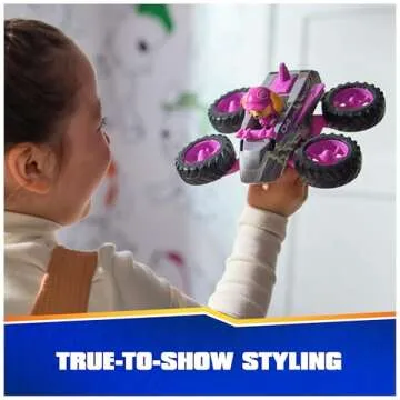 Paw Patrol: Rescue Wheels Skye’s Jet, Toy Truck with Transformation into Jet-Mode and Collectible Action Figure, Kids Toys for Boys & Girls Ages 3+