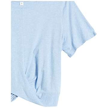 Stylish Amazon Essentials Cropped Yoga T-Shirt for Women
