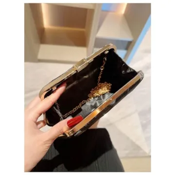 Chic Metallic Evening Handbag - Stylish Party Clutch