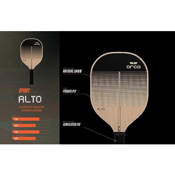 Orca Alto Deluxe Pickleball Paddles Set - All Skill Levels