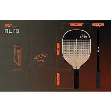 Orca Alto Deluxe Pickleball Paddles Set - All Skill Levels