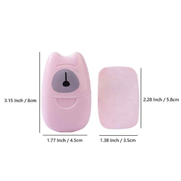 KISEER Mini Portable Travel Soap Paper - Hygienic on the Go!