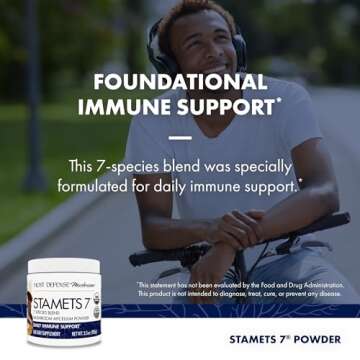 Mushroom Powder for Immune Support - 7 Species Blend - Host Defense