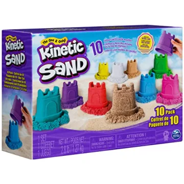 Kinetic Sand 10-Color Pack for Sensory Fun for Kids