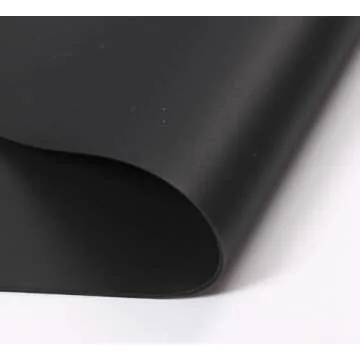 KimTin Extra Large Mulitpurpose Silicone Placemat,Countertop Protector, Kitchen Counter Mat, Table Mat, Heat Resistant, Washable, Non Slip ...… (Black-1PCS, 23.6X 15.8inch)