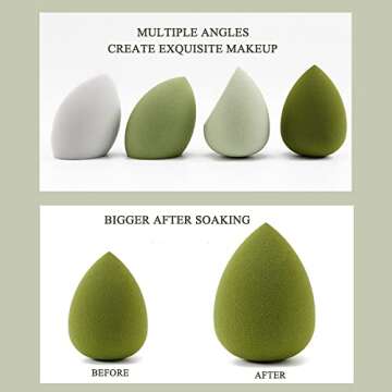 8 Pcs Makeup Sponge Set for Flawless Application