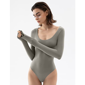 PUMIEY Long Sleeve Bodysuit: Chic & Comfortable Fashion
