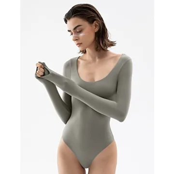PUMIEY Long Sleeve Bodysuit: Chic & Comfortable Fashion