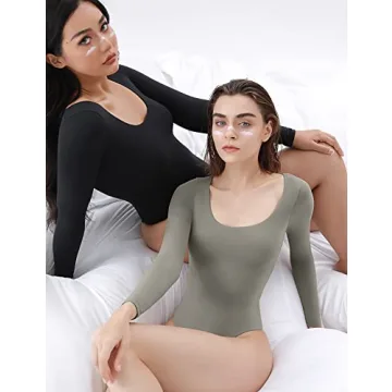 PUMIEY Long Sleeve Bodysuit: Chic & Comfortable Fashion