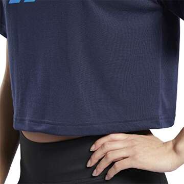 Reebok Boxy Tee ReeCycle, Vector Navy, Small