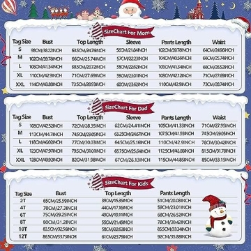 Matching Christmas Pajamas Sets for Families