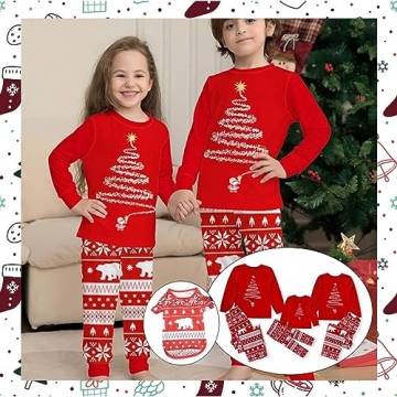 Matching Christmas Pajamas Sets for Families