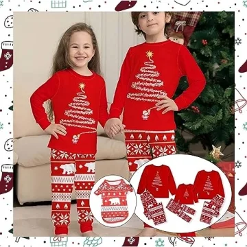 Matching Christmas Pajamas Sets for Families
