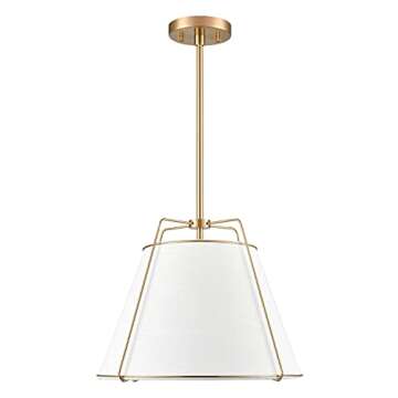 Light Society Lise Chandelier - Elegant Brass Pendant Lighting