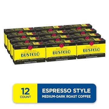 Café Bustelo Supreme by Bustelo Espresso Style Dark Roast Ground Coffee Brick, 10 Ounces (Pack of 1...