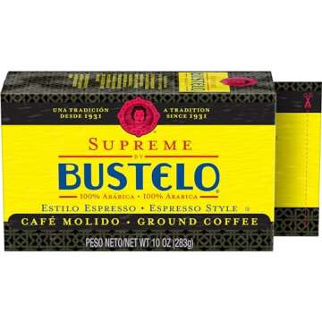 Café Bustelo Supreme Espresso Dark Roast Ground Coffee
