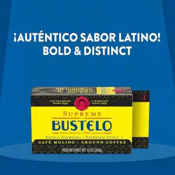 Café Bustelo Supreme Espresso Dark Roast Ground Coffee