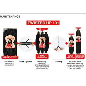 Outre Springy Afro Twist Braids - Soft & Lightweight Styles