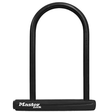 Master Lock U-Lock for Bicycles - Heavy-Duty Security with Key, Secure & Super Durable