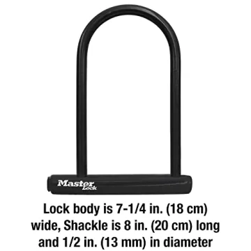 Master Lock 8170D U-Lock for Ultimate Bike Security and Peace of Mind