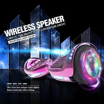 Hoverboard Certified HS2.01 Bluetooth Flash Wheel with LED Light Self Balancing Wheel Electric Scooter